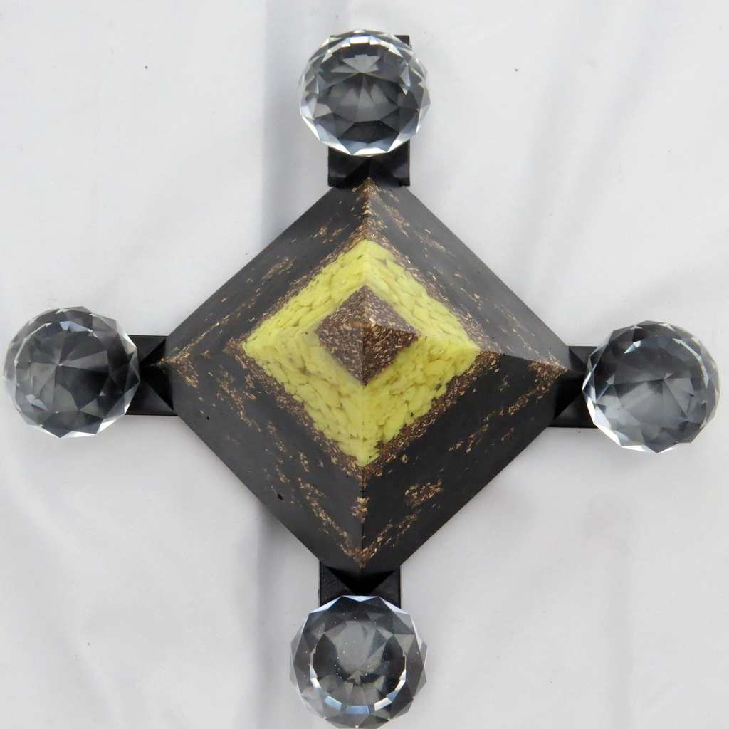 Canon d'énergie Souffre Pyramide- Pierreprotection.fr