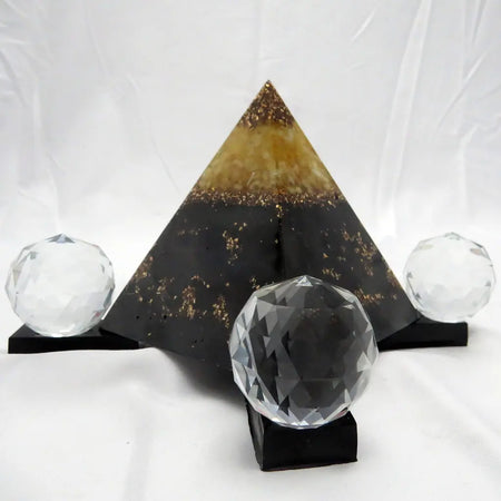 Canon d'énergie Citrine  vortex de protection -maison- 85mm 