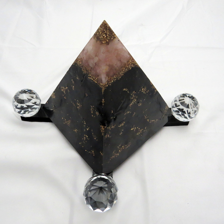 Canon d'énergie Quartz Rose - Shungite - Enfant et amour -