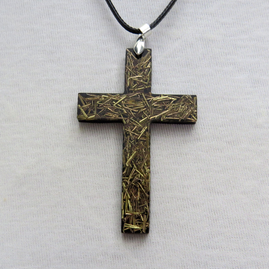 Pendentif protection croix latine Pierreprotection.fr