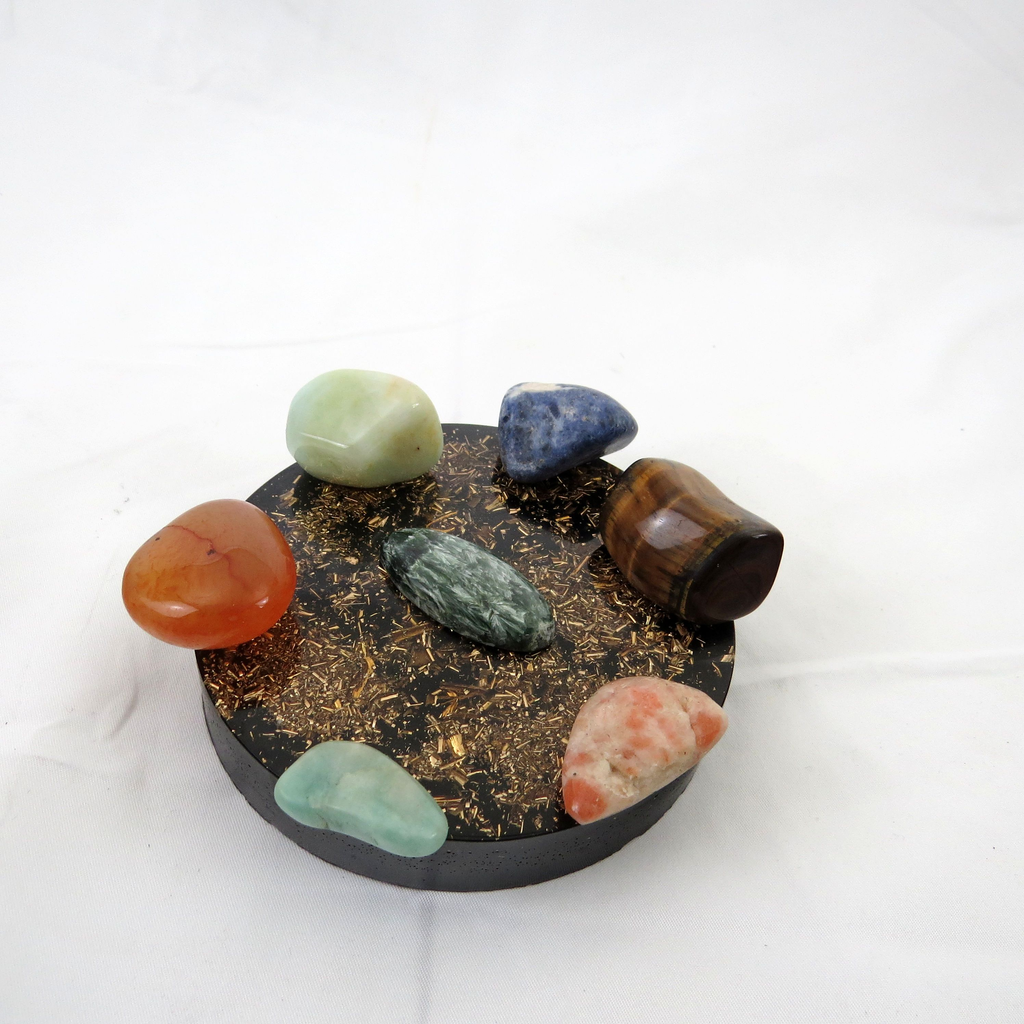 Plaque recharge minéraux- bijoux 100mm 