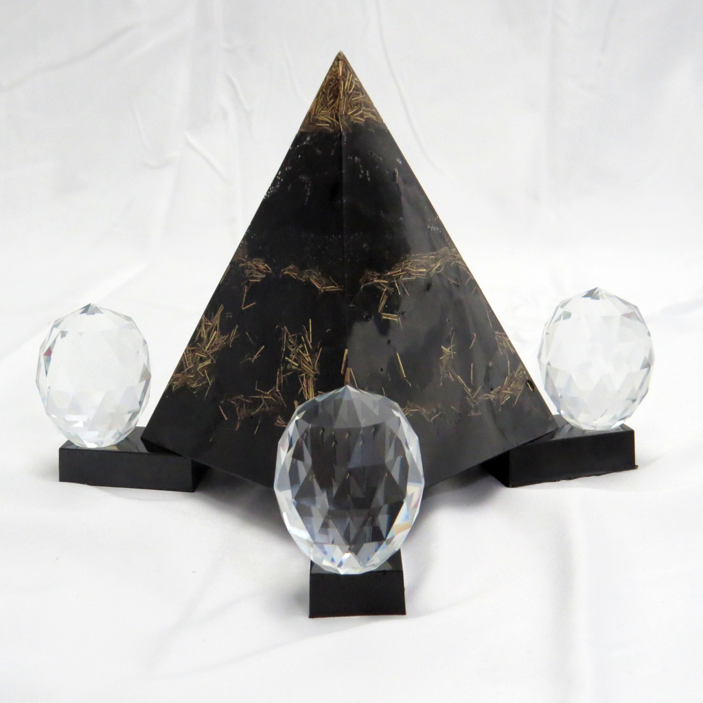 Canon d'énergie Shungite - Purification des énergies négatives maison