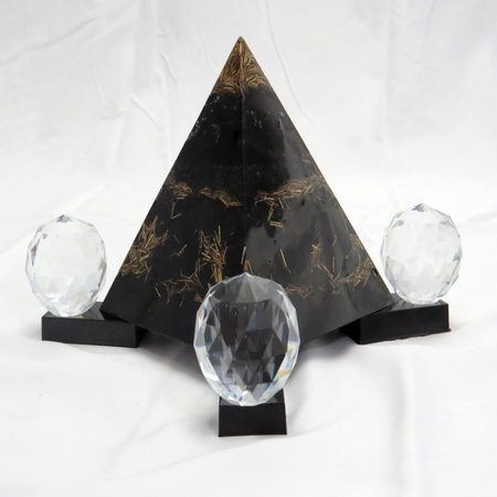 Canon d'énergie Shungite - Purification des énergies négatives maison